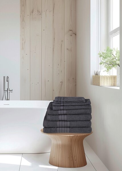 SADA FROTÉ UTERÁKOV, antracitová - Kúpeľňový textil, Online Only