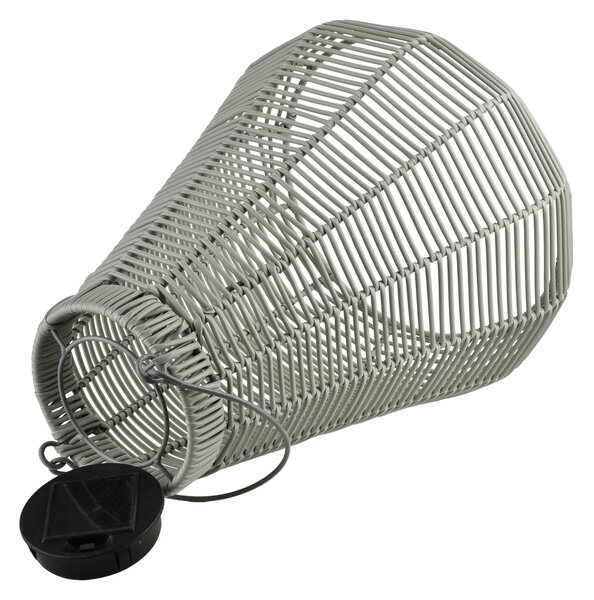Mondex Solárny lampáš SOKKE 33/45 sivý