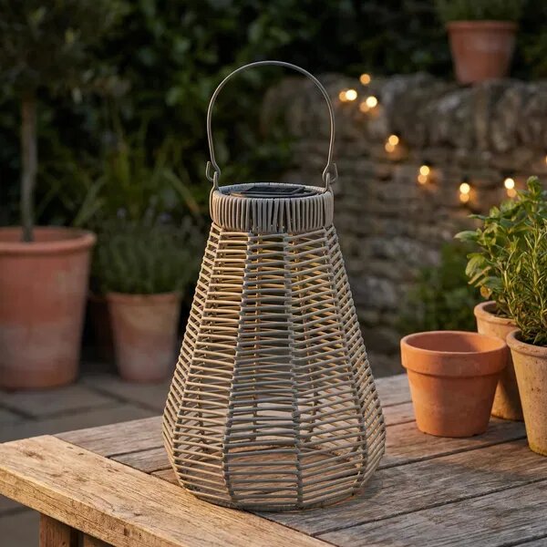 Mondex Solárny lampáš SOKKE 33/45 sivý
