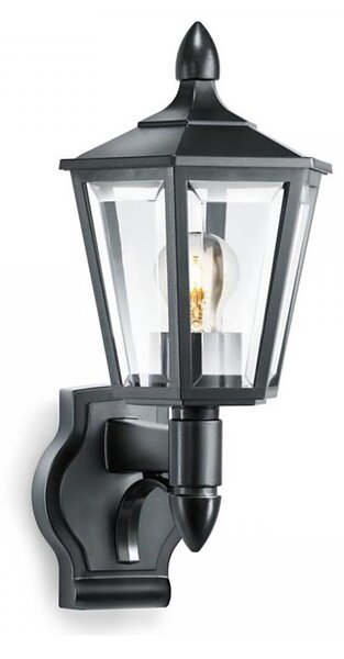 Steinel 069179 - Vonkajšie nástenné svietidlo L 15 1xE27/60W/230V IP44 čierna