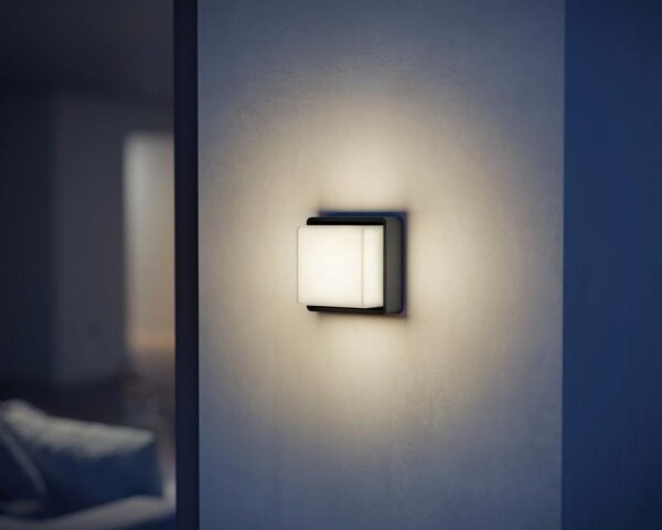 Steinel 078645- LED Nástenné svietidlo so senzorom L 845 SC 9W/230V IP44 antracit