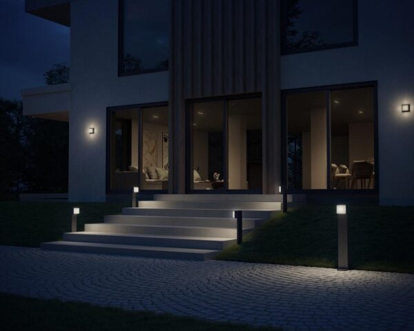 Steinel 078645- LED Nástenné svietidlo so senzorom L 845 SC 9W/230V IP44 antracit