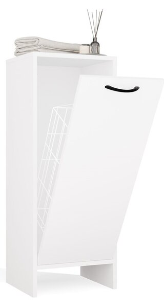 TP Living Spodná kúpeľňová skrinka s košom na bielizeň Nina 35 cm biela