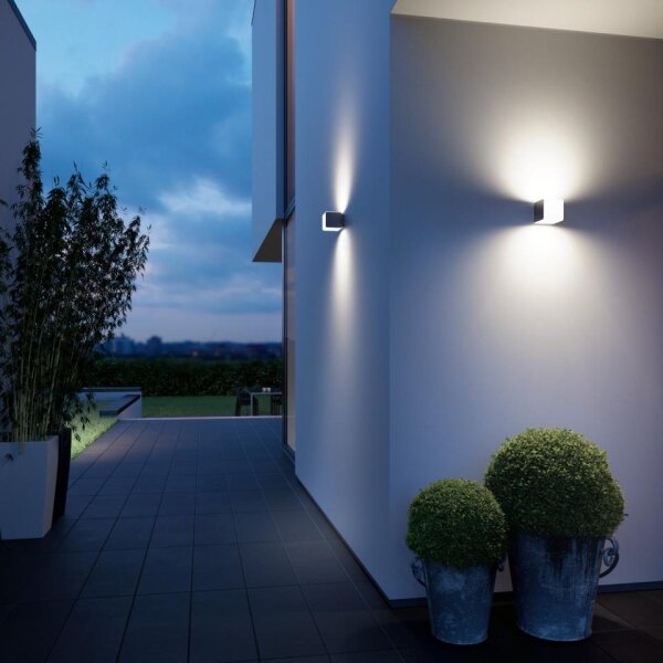 Steinel 079253-LED Vonkajšie nástenné svietidlo L830 C LED/9,1W/230V IP44 antracit