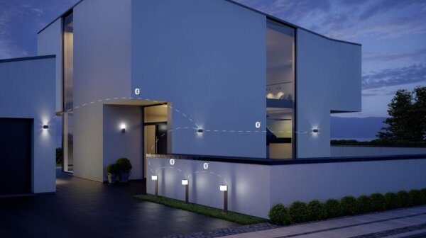 Steinel 079260-LED Vonkajšie nástenné svietidlo L835 C LED/9,1W/230V IP44 antracit