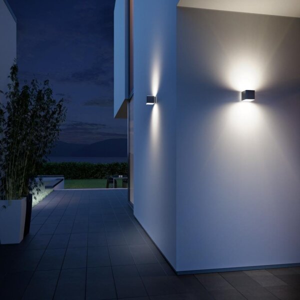 Steinel 079277-LED Vonkajšie nástenné svietidlo L840 C LED/9,1W/230V IP44 antracit