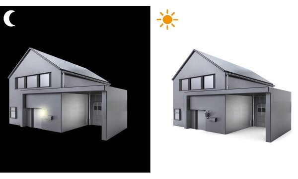 STEINEL 550417 - Súmrakový spínač NightMatic 2000 biela IP54