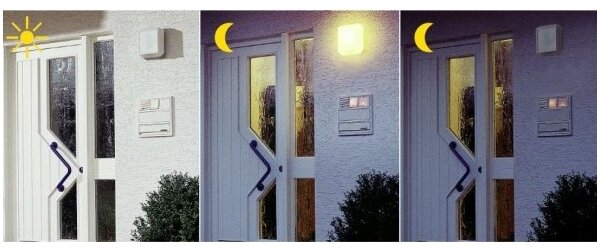 STEINEL 550615 - Súmrakový spínač NightMatic 3000 Vario biela IP54