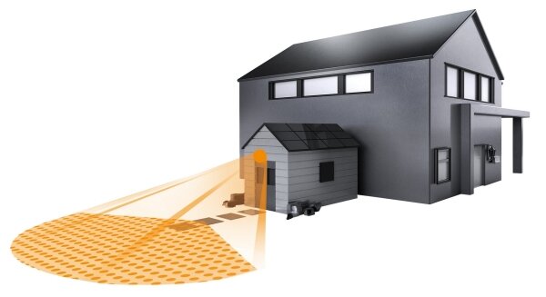 STEINEL 600419 - IS-1 Vonkajší infračervený senzor čierny IP54