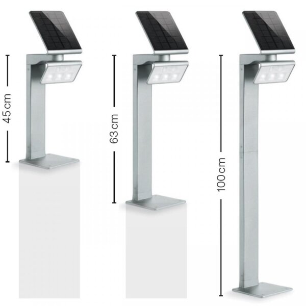 STEINEL 671211 - Solárny senzorový LED reflektor XSolar GLS 0,5W/LED IP44