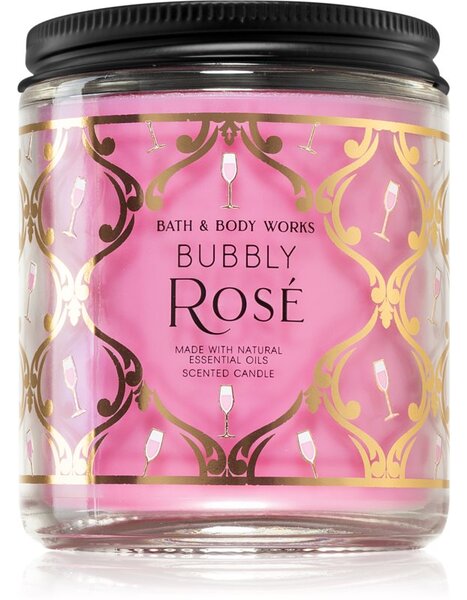 Bath & Body Works Bubbly Rosé vonná sviečka 198 g