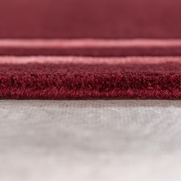 Vínový ručne tkaný vlnený koberec 200x290 cm Gatsby – Flair Rugs