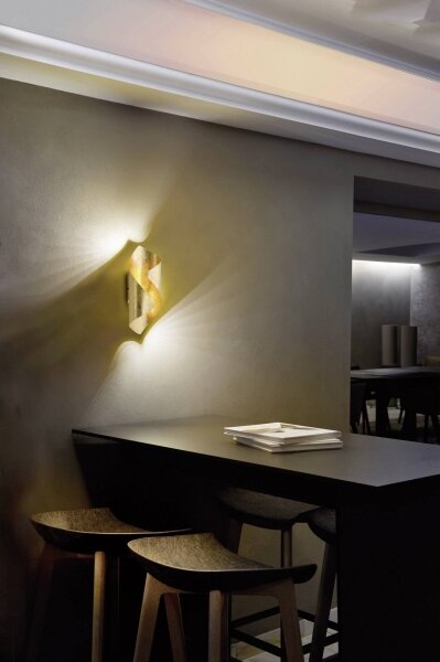 Paul Neuhaus 9030-12 - LED Nástenné svietidlo NEVIS LED/6W/230V zlatá