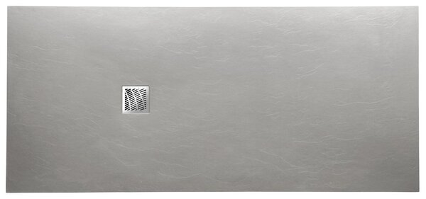 Gelco MITIA sprchová vanička z liateho mramoru, obdĺžnik 160x90cm, sivá