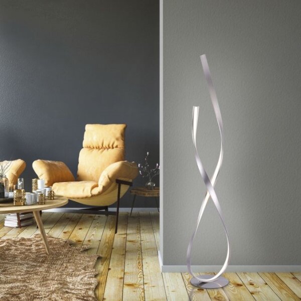 Paul Neuhaus 720-55 - LED Stmievateľná stojacia lampa LINDA LED/27W/230V chróm