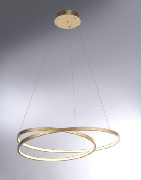 Paul Neuhaus 2474-12 - LED Stmievateľný luster na lanku ROMAN LED/40W/230V zlatá