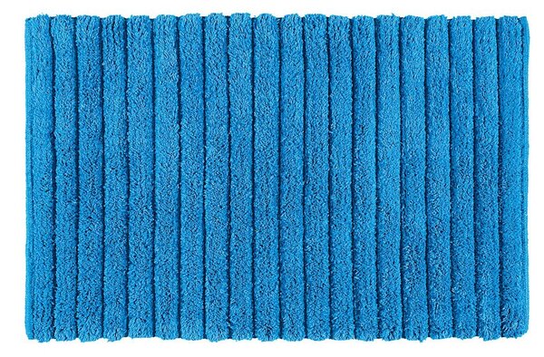 Aqualine Sapho, BOMBAY Kúpeľňová predložka, 50x80 cm, 100% bavlna, protišmyk, modrá