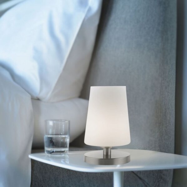 Paul Neuhaus 4146-55-LED Stmievateľná stolná lampa SONJA 1xG9/3W/230V matný chróm