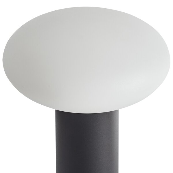Stolná LED lampa čierna bezdrôtová železná s tienidlom moderné osvetlenie do interiéru