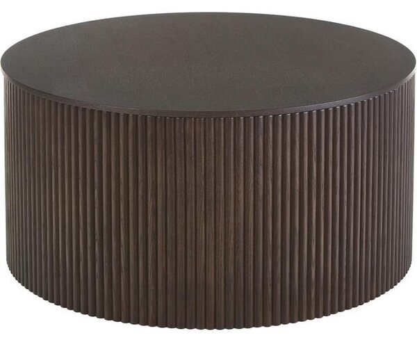 Okrúhly konferenčný stolík z dreva s úložným priestorom Nele