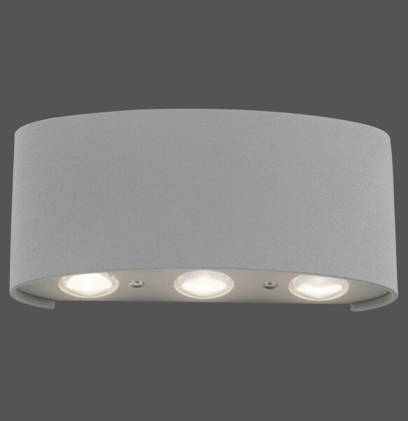 Paul Neuhaus 9488-21 - LED Vonkajšie nástenné svietidlo CARLO 6xLED/0,8W/230V IP54