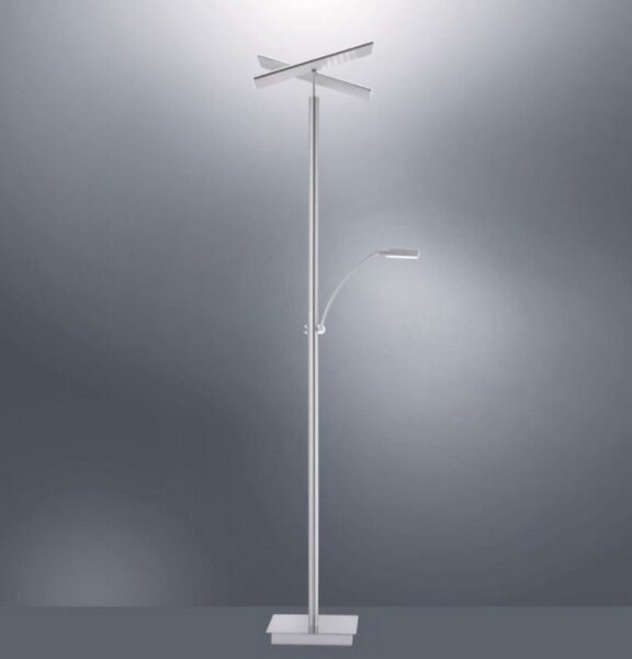 Paul Neuhaus 687-55 - Stmievateľná LED stojacia lampa ARTUR 2xLED/27W + LED/6W