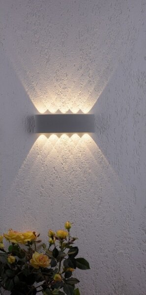 Paul Neuhaus 9489-21- LED Vonkajšie nástenné svietidlo CARLO 10xLED/0,8W/230V IP54