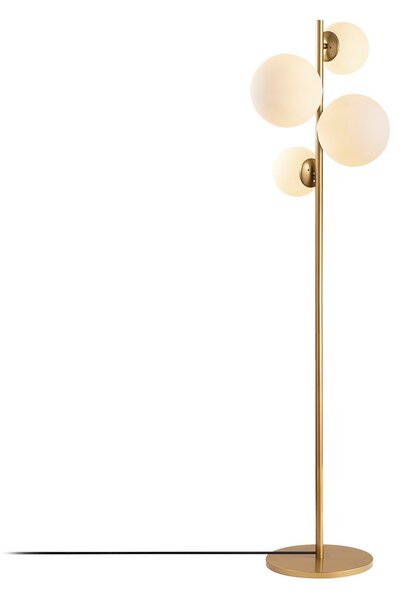 Opviq Stojacia lampa Fazli zlatá
