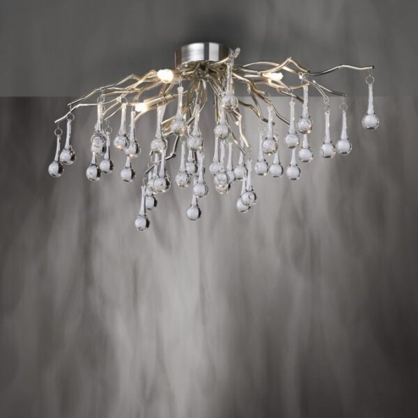 Paul Neuhaus 8090-55 - Prisadený luster ICICLE 4xG9/40W/230V 30x60 cm chróm