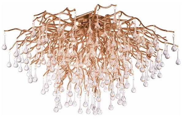 Paul Neuhaus 8092-11 - Prisadený luster ICICLE 14xG9/40W/230V pr. 100 cm mosadz