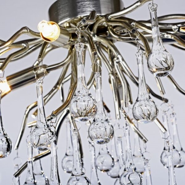 Paul Neuhaus 8090-55 - Prisadený luster ICICLE 4xG9/40W/230V 30x60 cm chróm