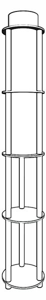 Opviq Stojacia lampa KS-11107 orech