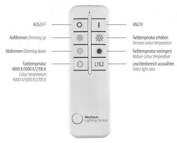 JUST LIGHT. 14383-16 - LED Stmievateľné stropné svietidlo VERTIGO LED/26W/230V+DO