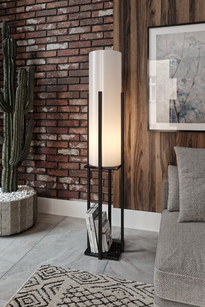 Opviq Stojacia lampa Nora III čierna
