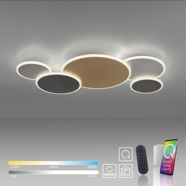 Paul Neuhaus 8008-70-LED Stmievateľné svietidlo Q-PIATO LED/49W/230V 2700-5000K+DO
