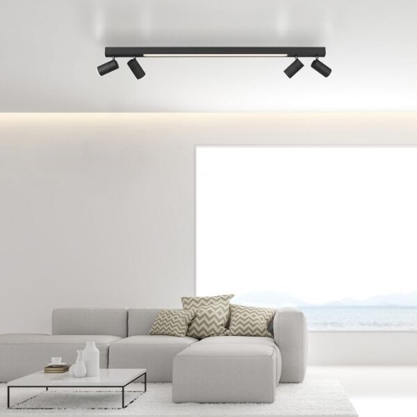 Paul Neuhaus 6121-13 - LED Stmievateľné bodové svietidlo 4xLED/4W/230V + LED/9W+DO