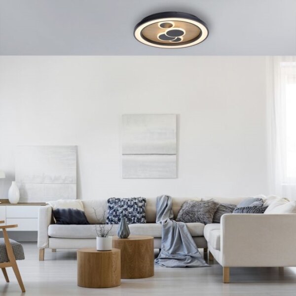 Paul Neuhaus 6284-79 - LED Stropné svietidlo ELIZA LED/55,5W/230V pr. 60 cm dub