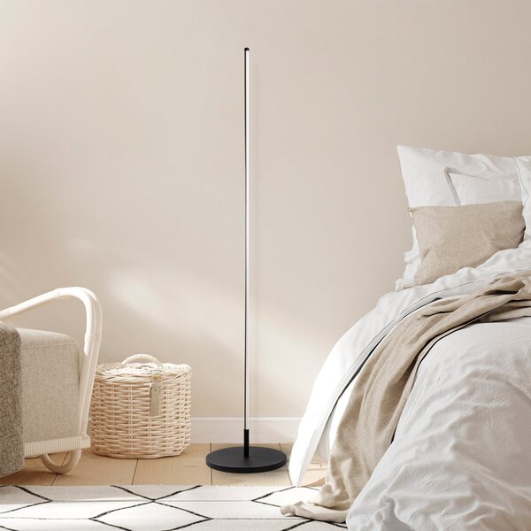 Opviq Stojacia LED lampa ONLY čierna