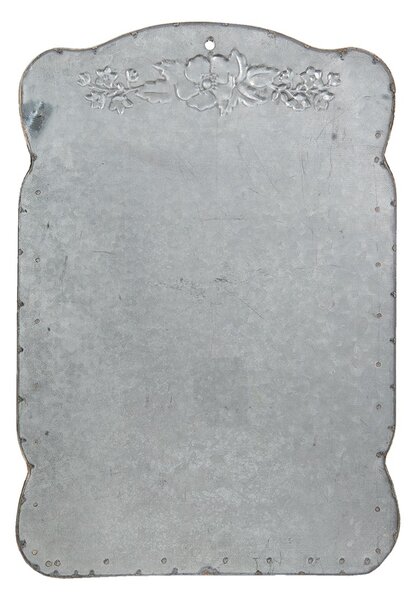 Šedá poštová schránka s výraznou patinou Post Courier - 26*8*39 cm - Clayre & Eef