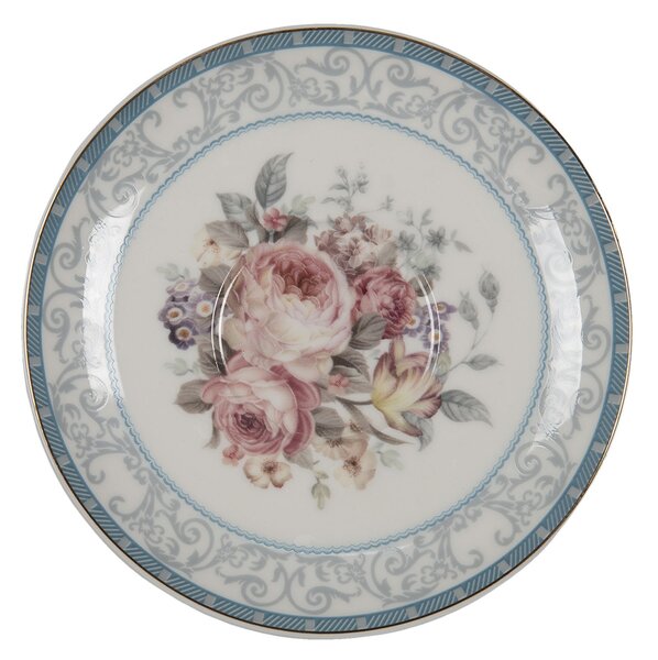 Porcelánový Tea for one Peony Rosé - 16 * 10 * 14 cm / 400 ml / 250 ml - Clayre & Eef