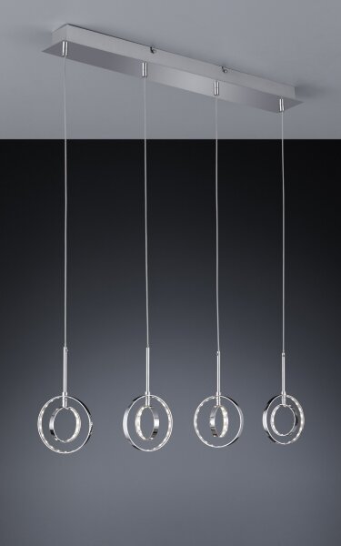 Reality - LED Luster na lanku PRATER 4xLED/4W/230V