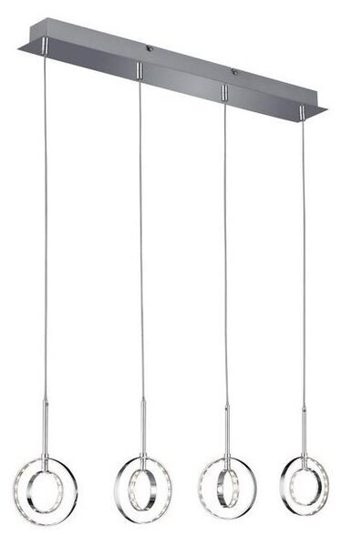 Reality - LED Luster na lanku PRATER 4xLED/4W/230V
