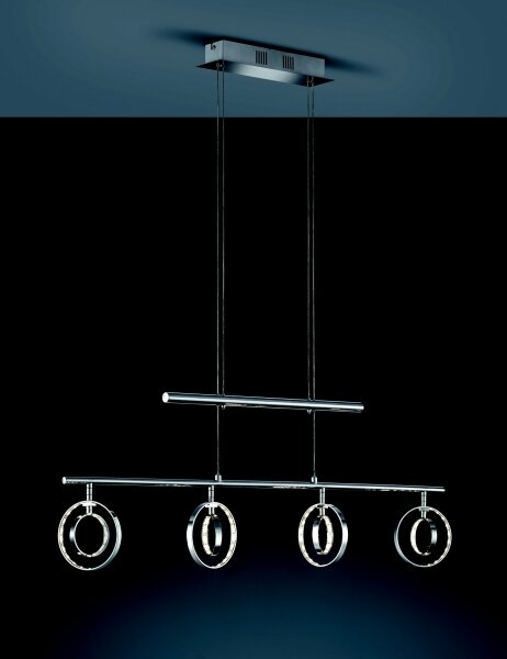 Reality - LED Luster na lanku PRATER 4xLED/4,5W/230V