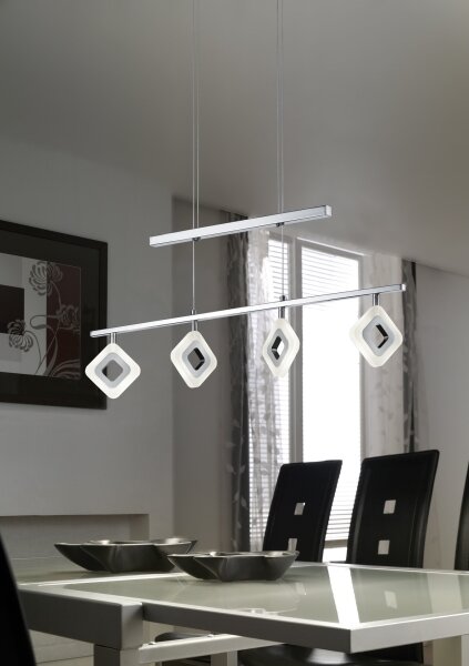 Trio - LED Luster na lanku PARADOX 4xLED/4,3W/230V