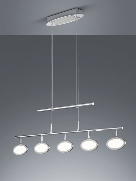 Trio - LED Luster na lanku DUELLANT 5xLED/4,3W/230V