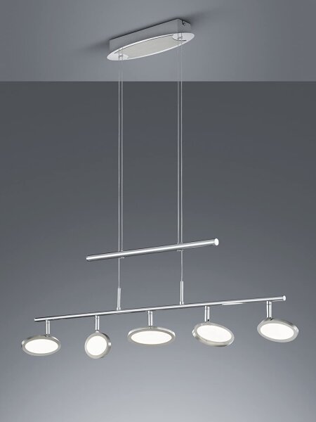 Trio - LED Luster na lanku DUELLANT 5xLED/4,3W/230V