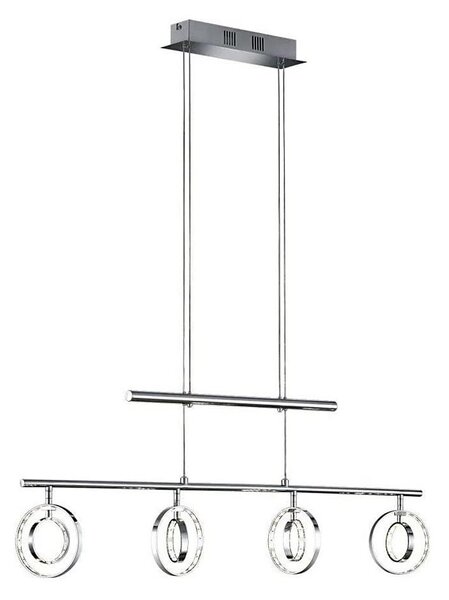 Reality - LED Luster na lanku PRATER 4xLED/4,5W/230V