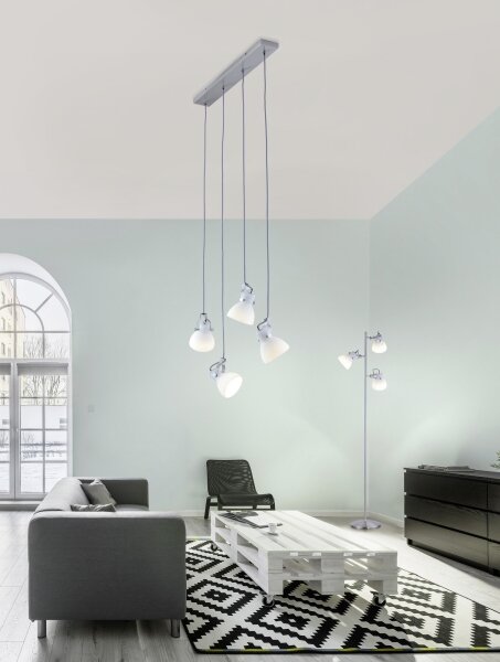 Trio - Luster na lanku GINELLI 4xE14/28W/230V