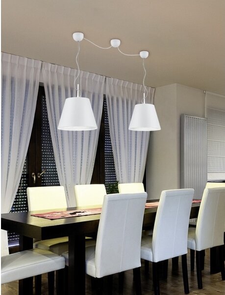 Trio - Luster na lanku ANDREUS 2xE27/60W/230V
