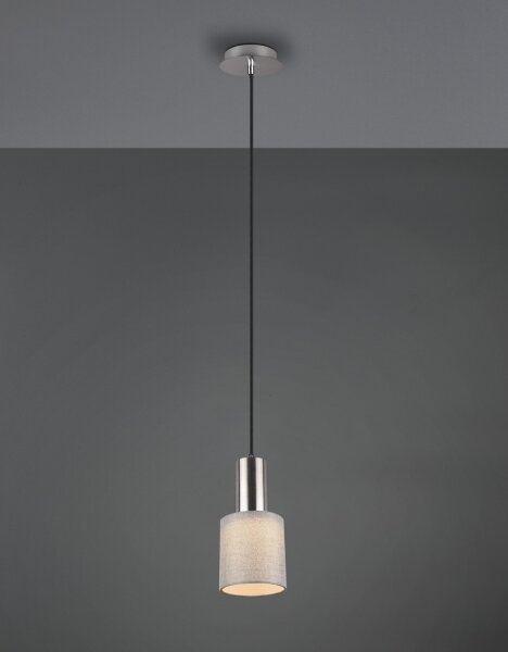 Trio - Luster na lanku WAILER 1xGU10/5W/230V šedá